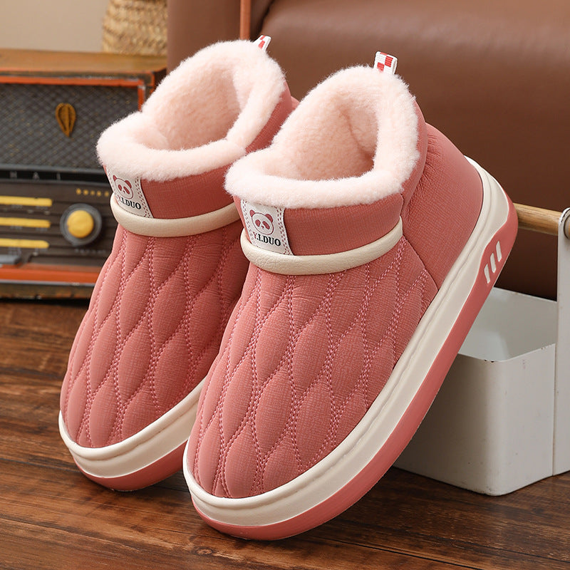 Winter Leather Waterproof Cotton Shoes