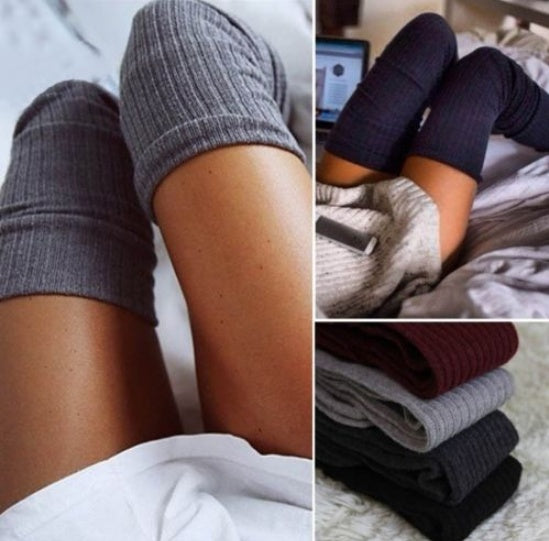 Autumn And Winter Long Knit Tide Socks