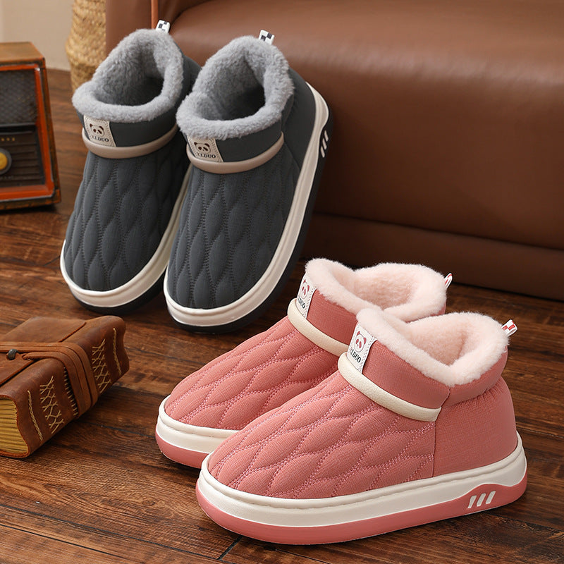 Winter Leather Waterproof Cotton Shoes
