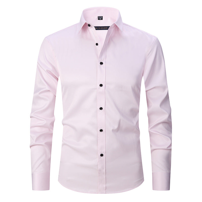 Stretch Shirt Long Sleeve Non-ironing Slim Fit