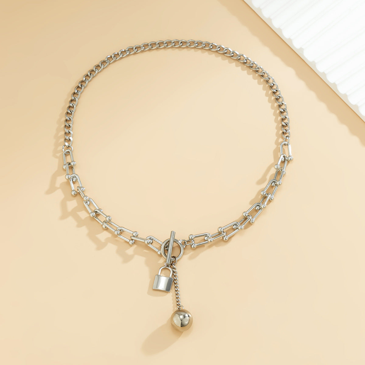 Heart Necklace And Bracelet Set