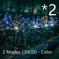 Ground Plug Solar Fireworks LED Lights