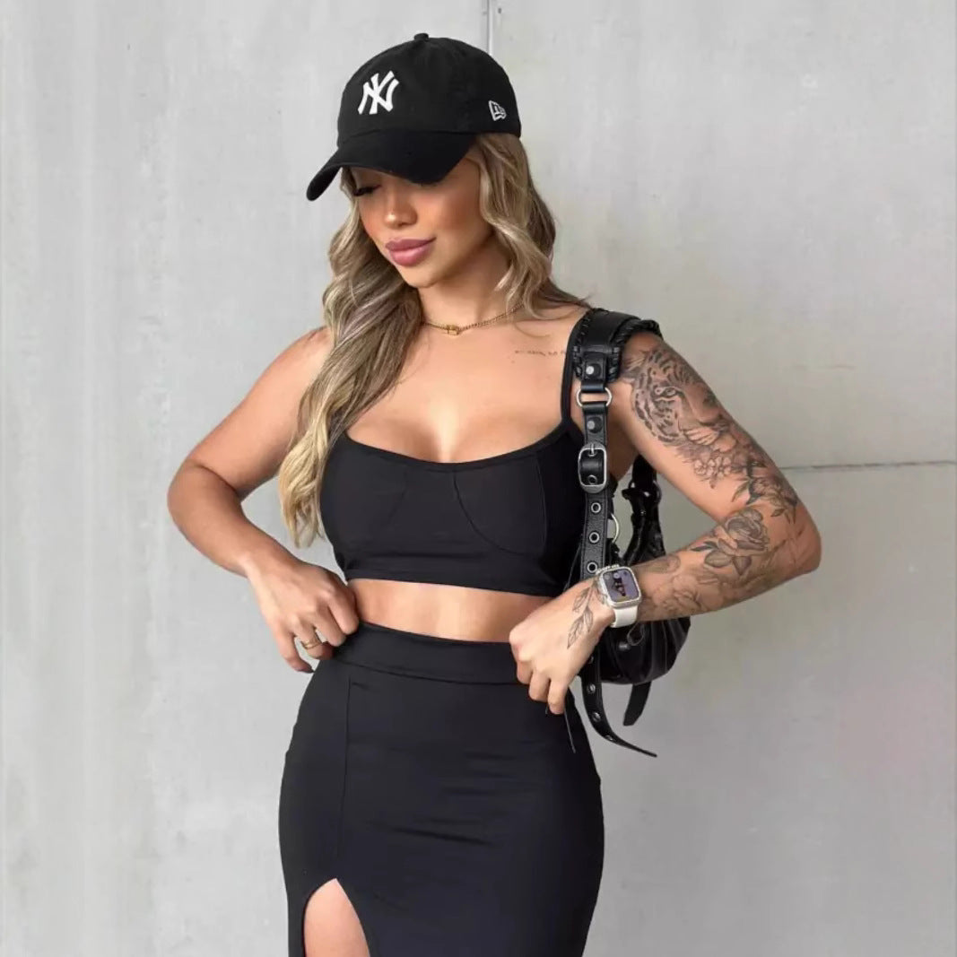 Fashionable Slit Bodycon Skirt