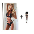 Bowknot Lace Sexy Lingerie Set