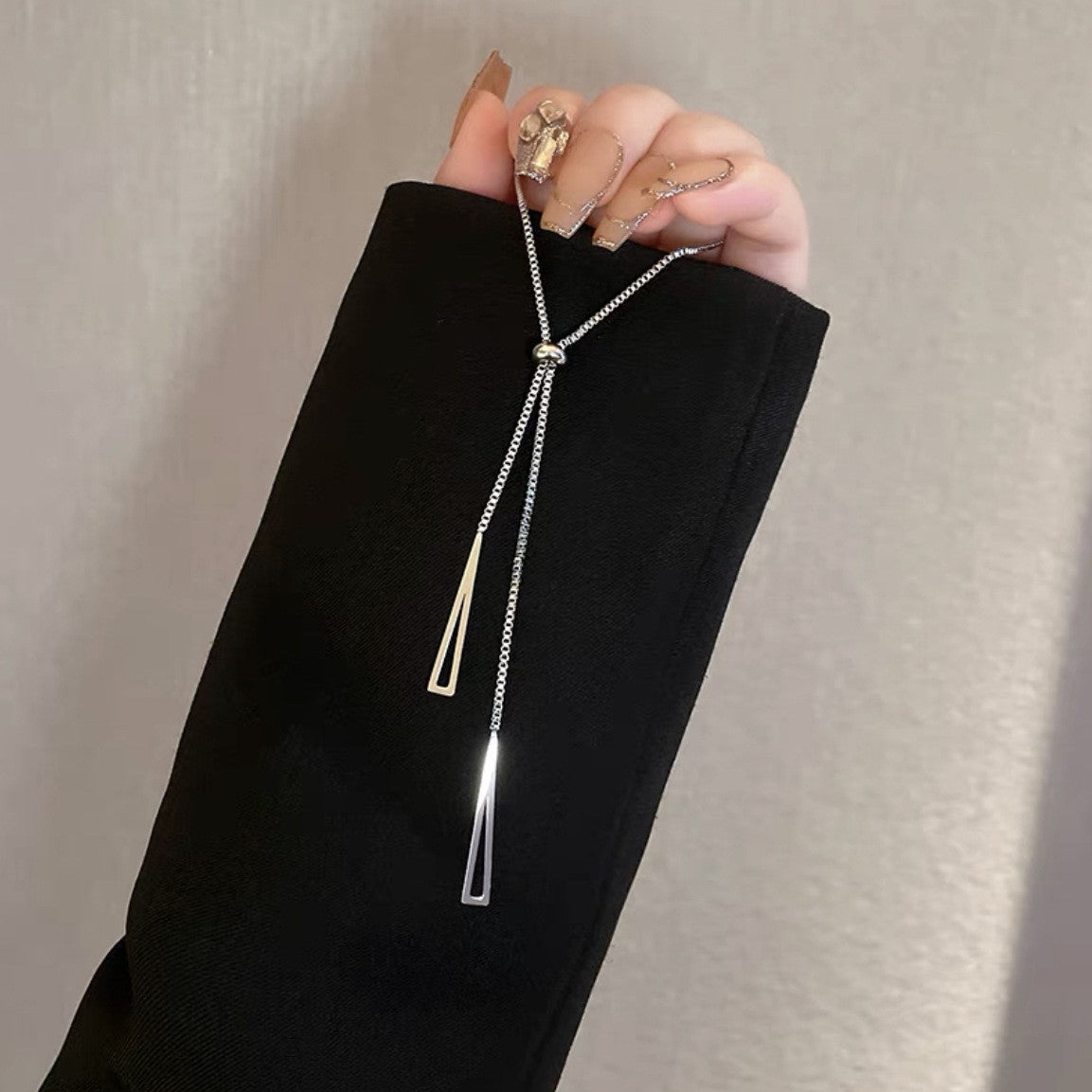 French-style Double-layer Necklace