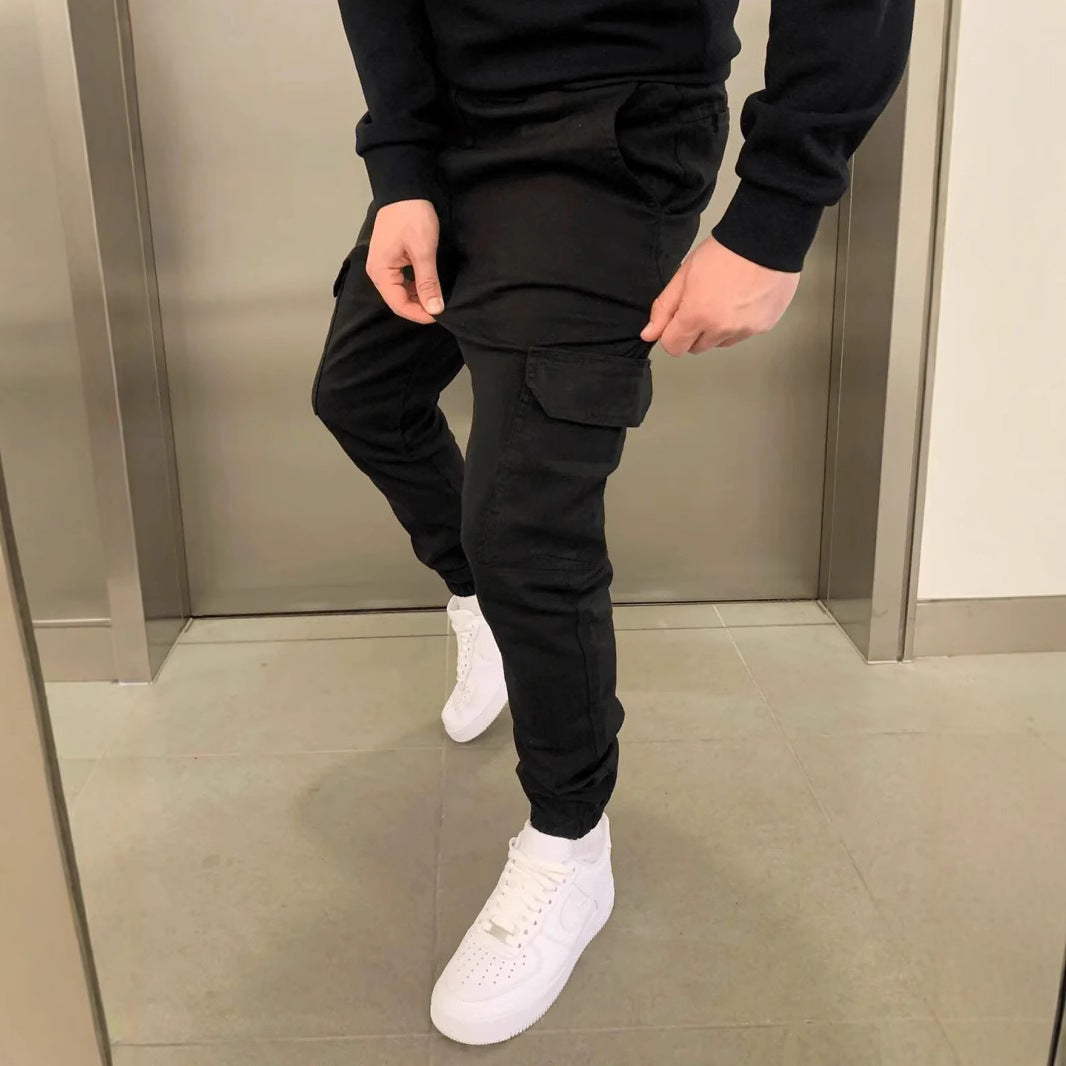 Elastic Sports Baggy Pants